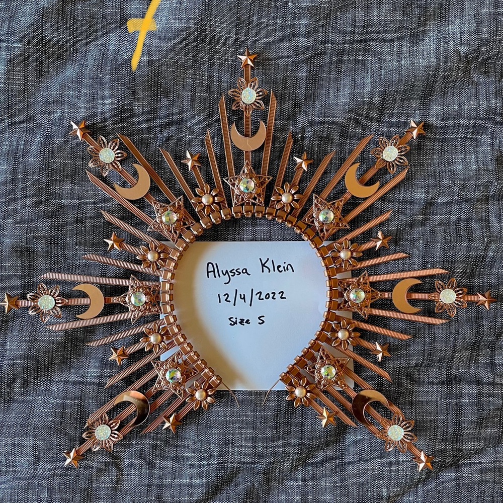 Carbikova Crowns Rose Gold Sun/Moon Crown